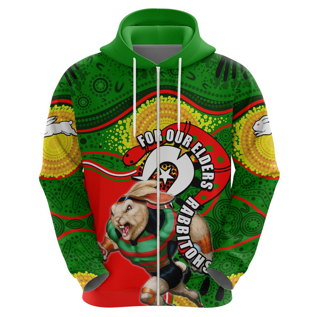 rabbitohs-mascot-nrl-hoodie-naidoc