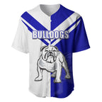 (Custom Text And Number) NRL Bulldogs Baseball Jersey Mix Jersey LT6