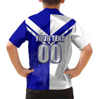 (Custom Text And Number) NRL Bulldogs Hawaiian Shirt Mix Jersey LT6
