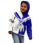 (Custom Text And Number) NRL Bulldogs Kid Hoodie Mix Jersey LT6