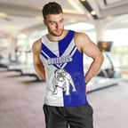 (Custom Text And Number) NRL Bulldogs Men Tank Top Mix Jersey LT6