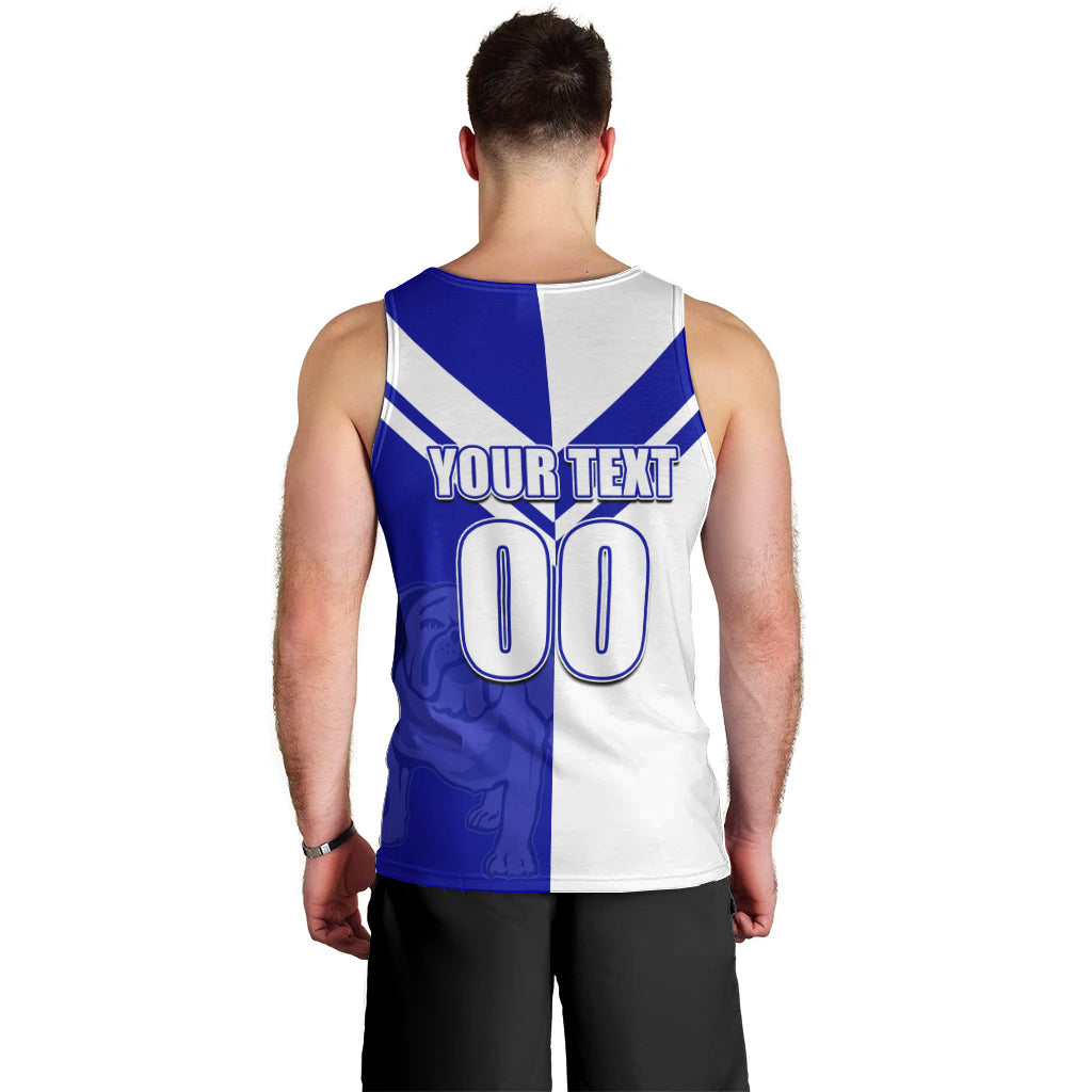 (Custom Text And Number) NRL Bulldogs Men Tank Top Mix Jersey LT6