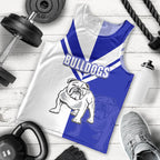 (Custom Text And Number) NRL Bulldogs Men Tank Top Mix Jersey LT6