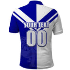 (Custom Text And Number) NRL Bulldogs Polo Shirt Mix Jersey LT6