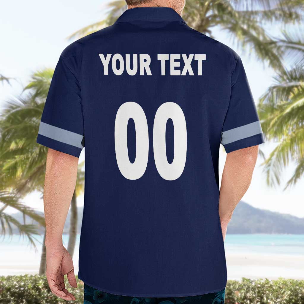 (Custom Text And Number) NRL Cowboys Hawaiian Shirt Mix Jersey LT6