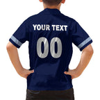 (Custom Text And Number) NRL Cowboys Hawaiian Shirt Mix Jersey LT6