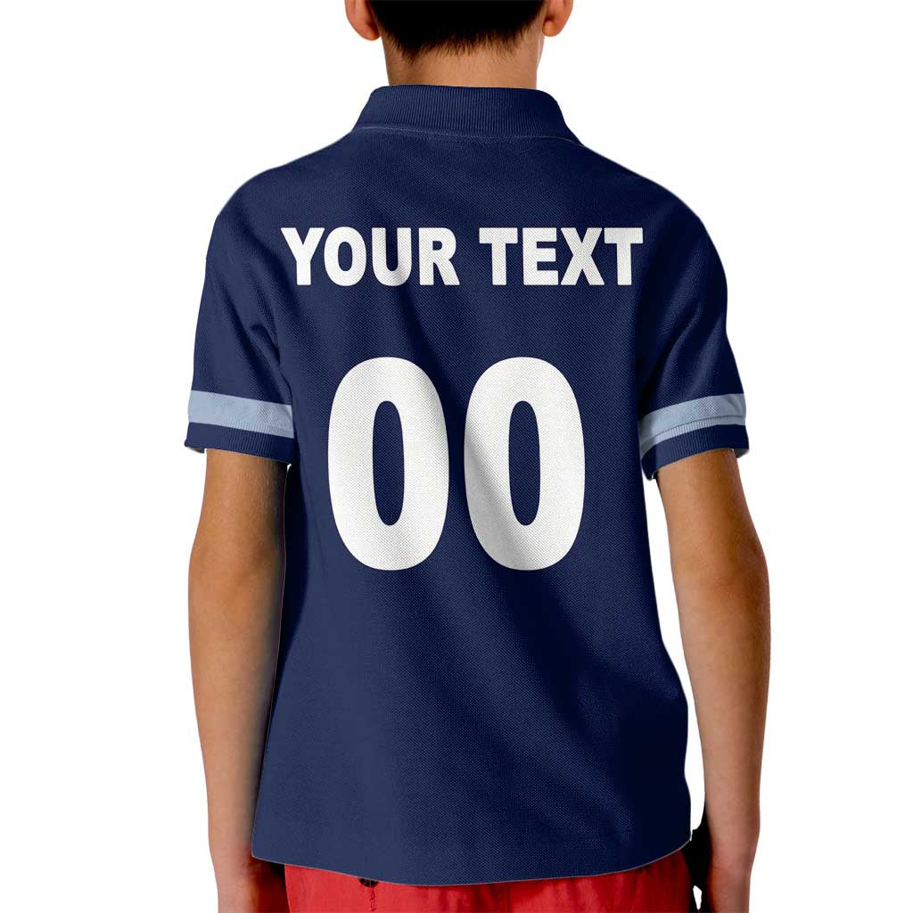 (Custom Text And Number) NRL Cowboys Kid Polo Shirt Mix Jersey LT6