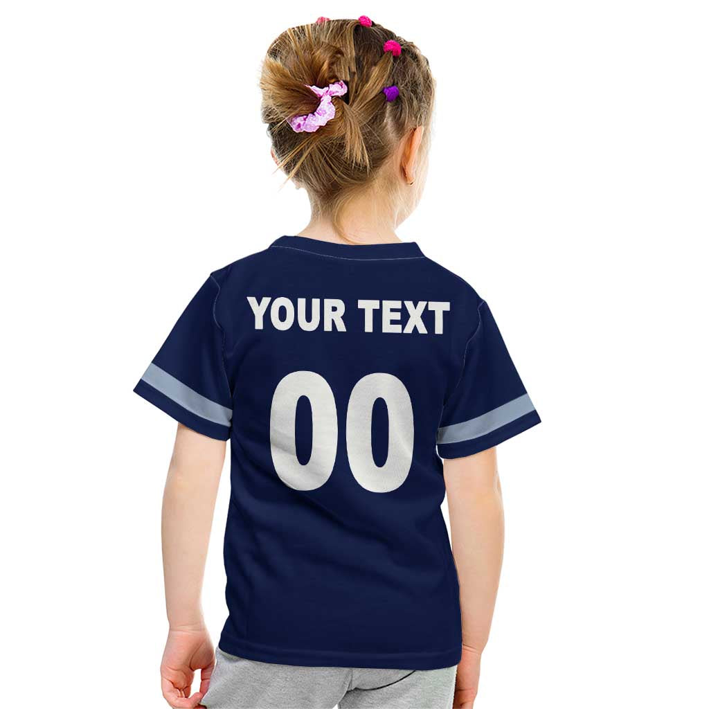 (Custom Text And Number) NRL Cowboys Kid T Shirt Mix Jersey LT6
