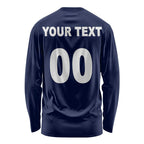 (Custom Text And Number) NRL Cowboys Long Sleeve Shirt Mix Jersey LT6
