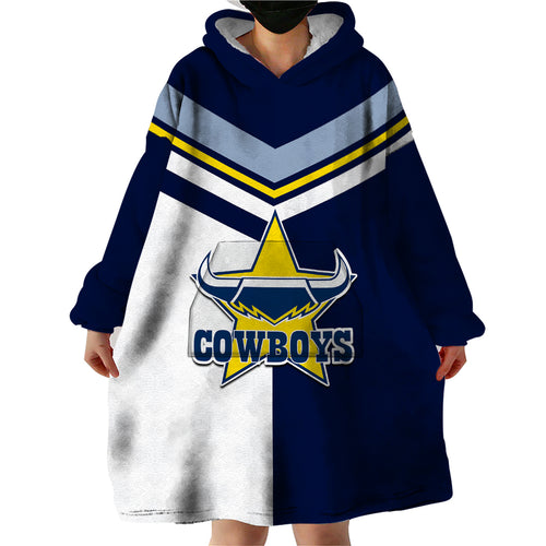 custom-text-and-number-nrl-cowboys-wearable-blanket-hoodie-mix-jersey