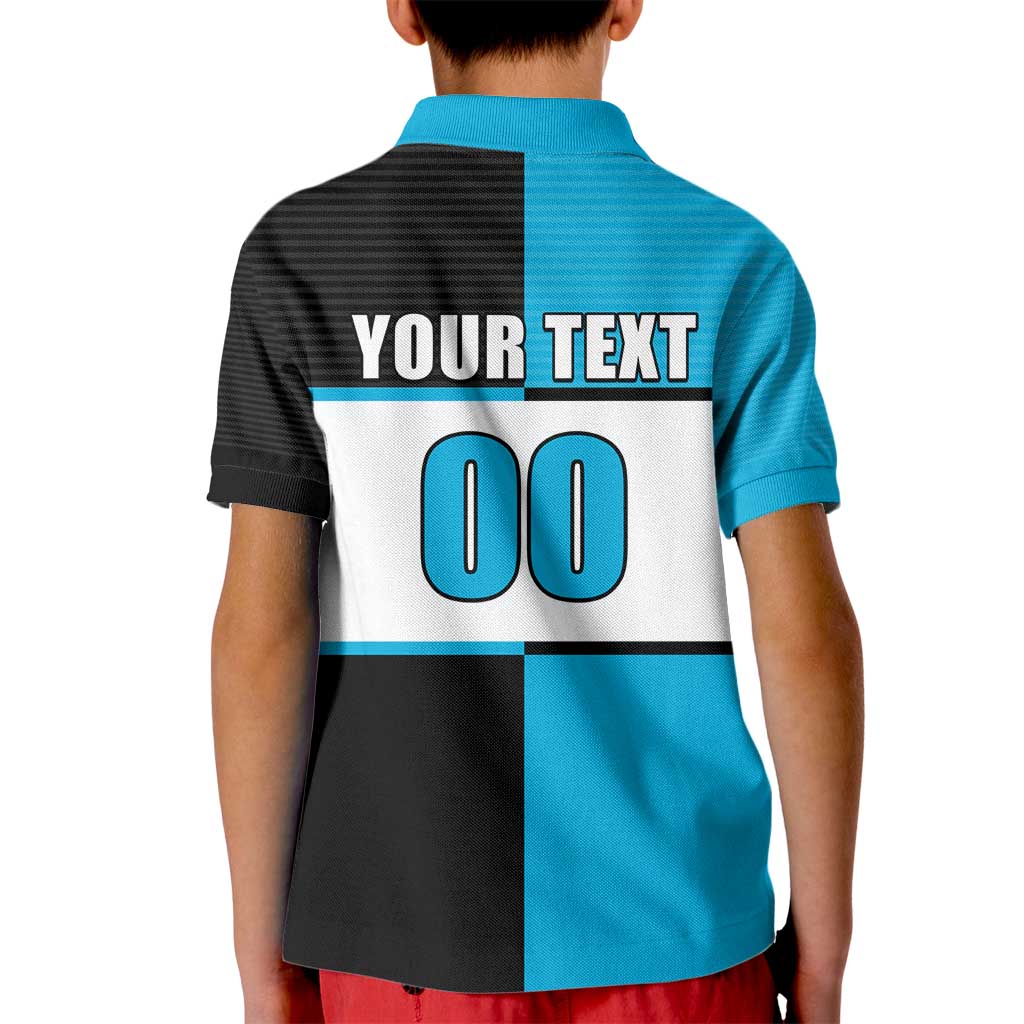 (Custom Text And Number) NRL Sharks Kid Polo Shirt Mix Jersey LT6