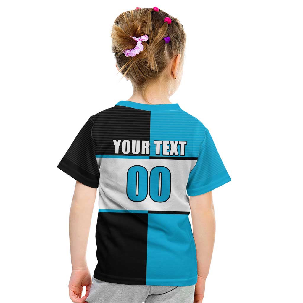 (Custom Text And Number) NRL Sharks Kid T Shirt Mix Jersey LT6