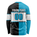 (Custom Text And Number) NRL Sharks Long Sleeve Shirt Mix Jersey LT6