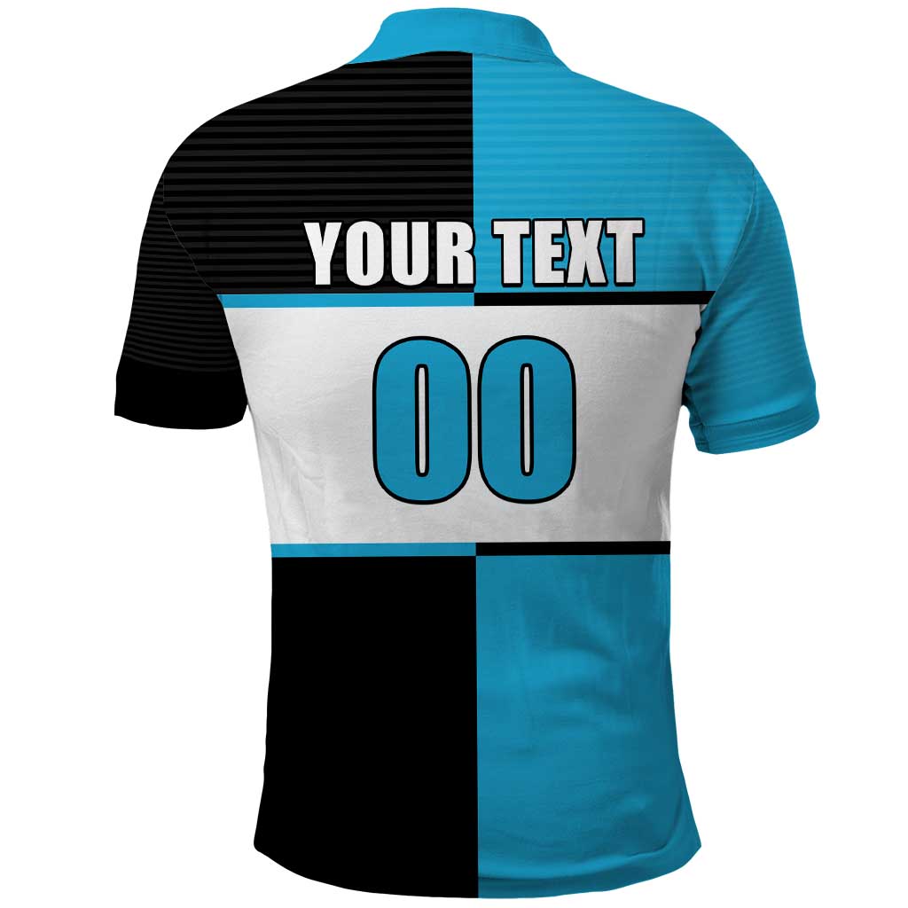 (Custom Text And Number) NRL Sharks Polo Shirt Mix Jersey LT6
