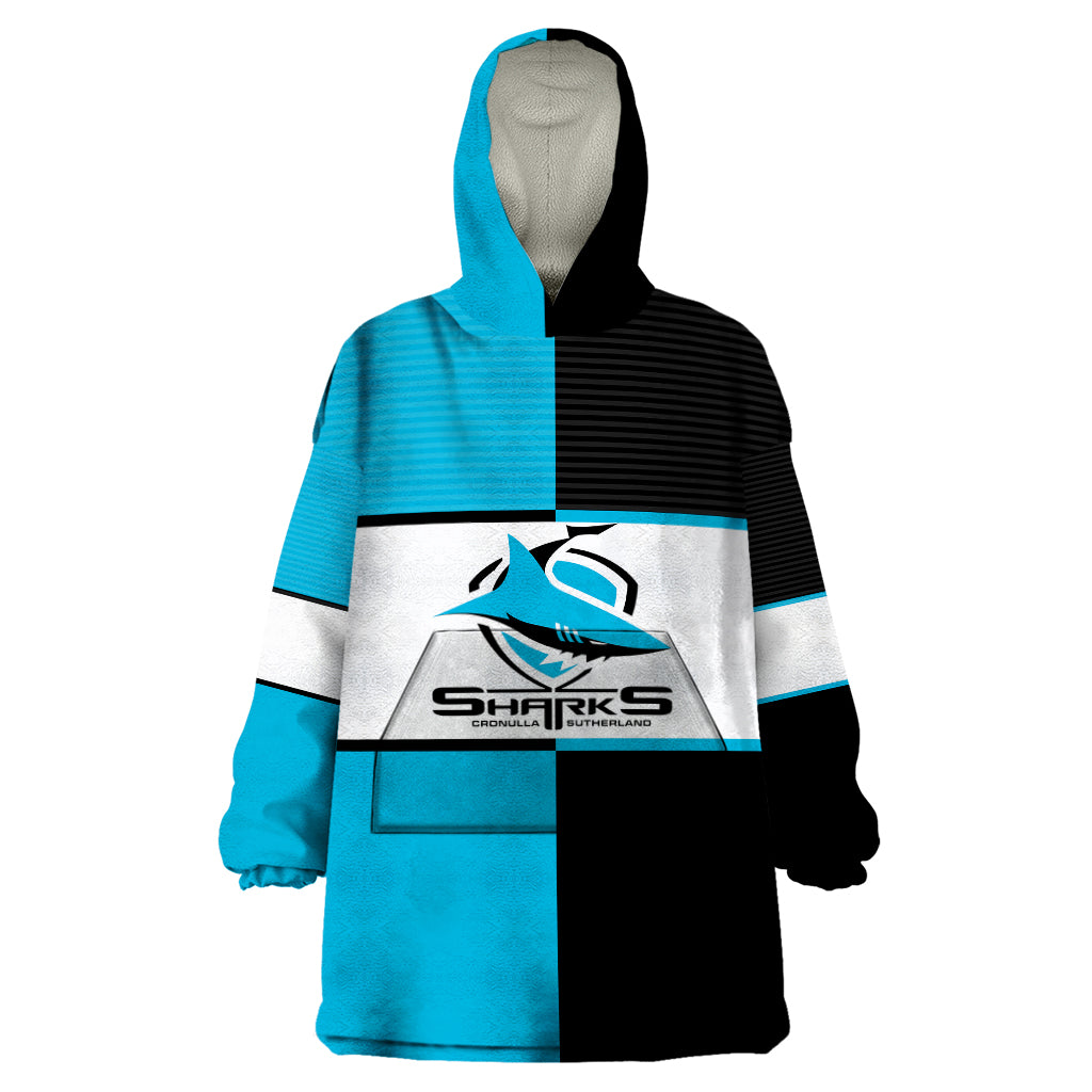 custom-text-and-number-nrl-sharks-wearable-blanket-hoodie-mix-jersey