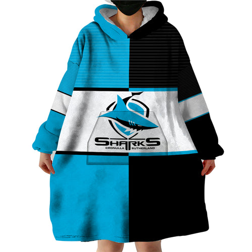 custom-text-and-number-nrl-sharks-wearable-blanket-hoodie-mix-jersey