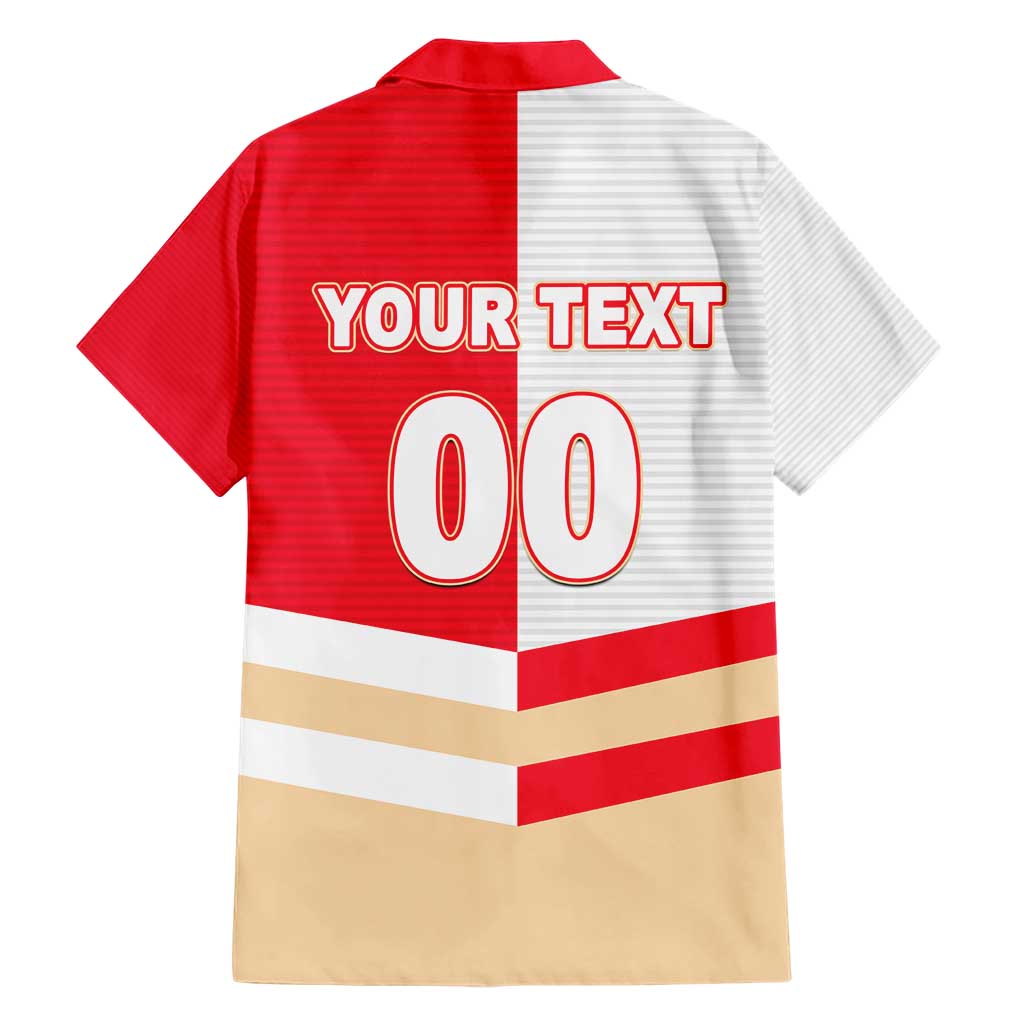 (Custom Text And Number) NRL Dolphins Hawaiian Shirt Mix Jersey LT6