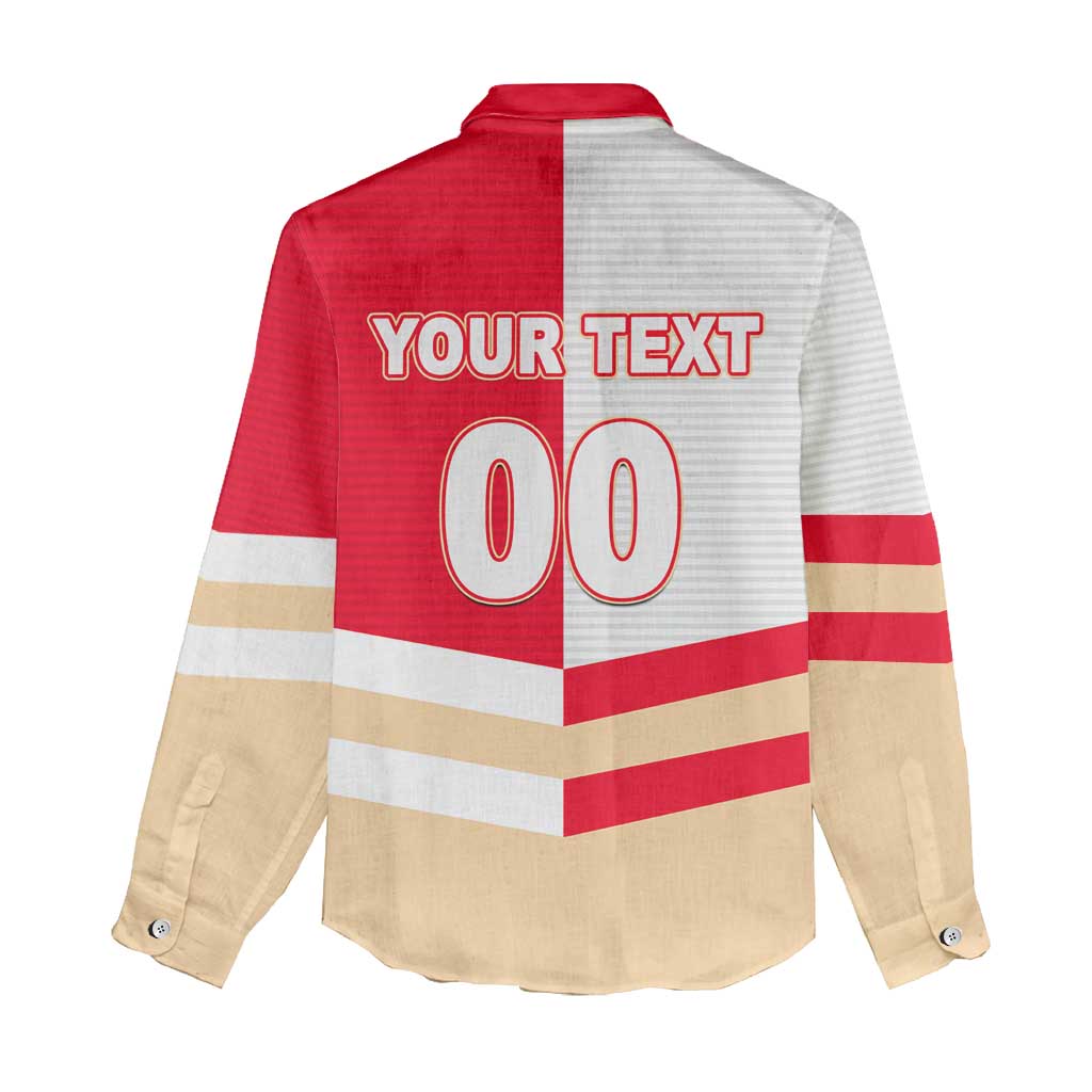 (Custom Text And Number) NRL Dolphins Women Casual Shirt Mix Jersey LT6