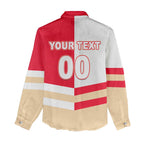 (Custom Text And Number) NRL Dolphins Women Casual Shirt Mix Jersey LT6