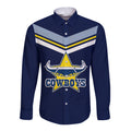 custom-text-and-number-nrl-cowboys-long-sleeve-button-shirt-new-jersey-2023-blue