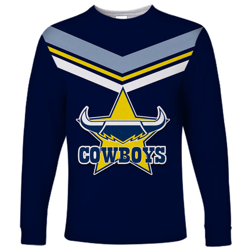 custom-text-and-number-nrl-cowboys-long-sleeve-shirt-new-jersey-2023-blue