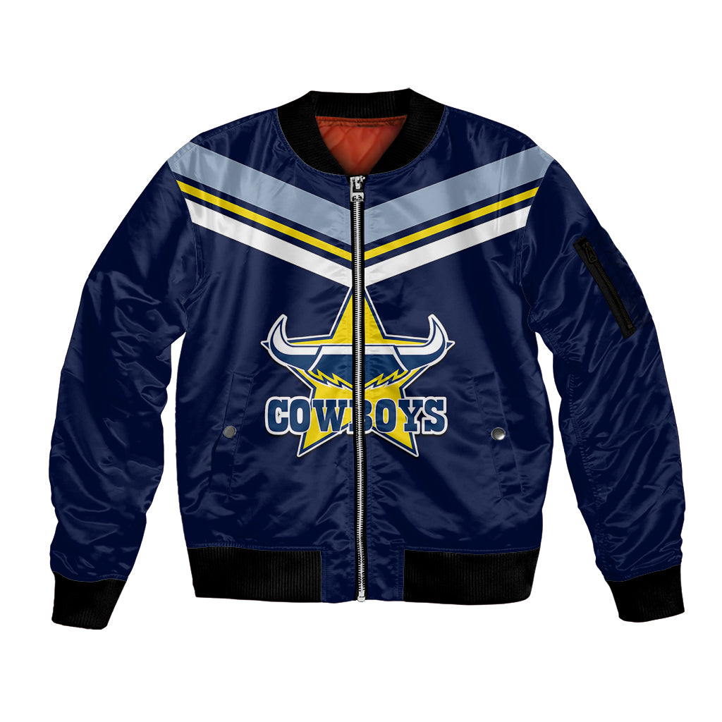 custom-text-and-number-nrl-cowboys-sleeve-zip-bomber-jacket-new-jersey-2023-blue