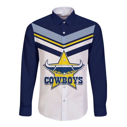 custom-text-and-number-nrl-cowboys-long-sleeve-button-shirt-new-jersey-2023-white