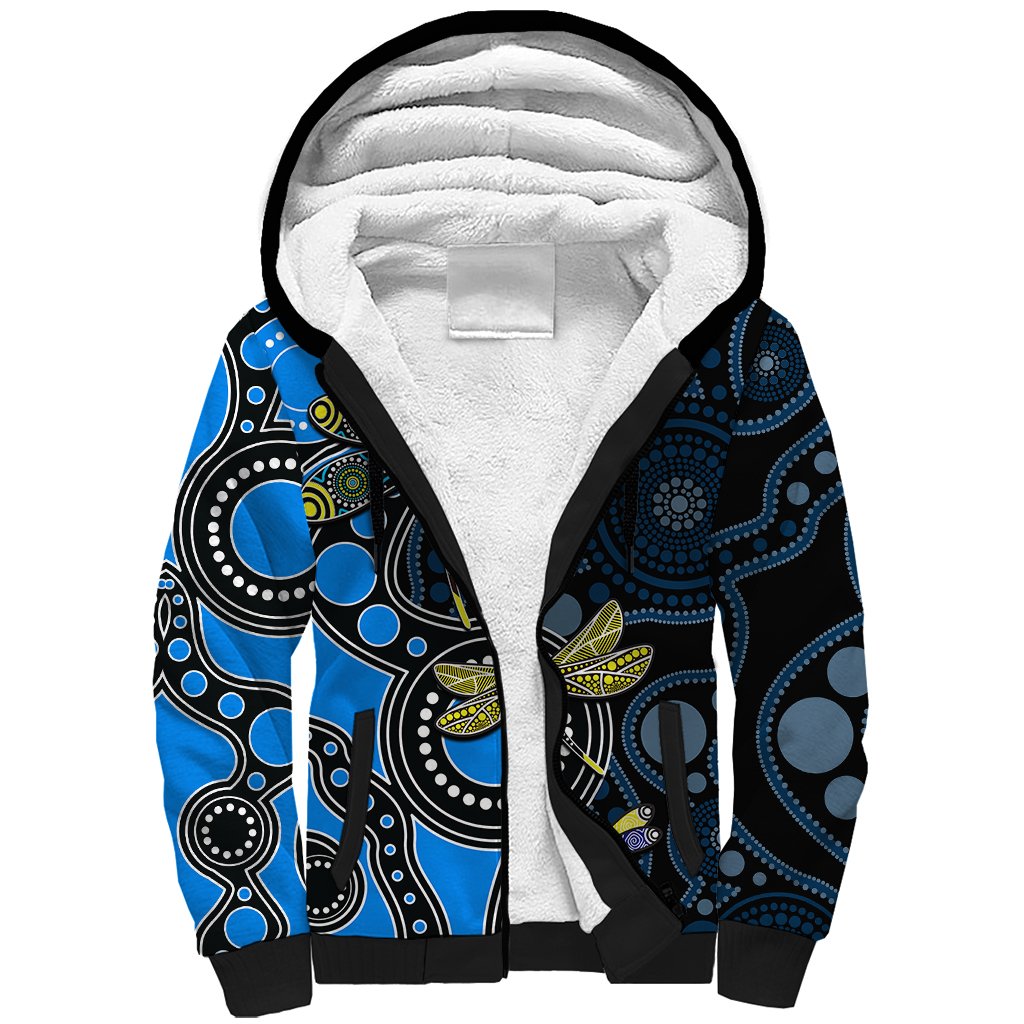 aboriginal-dragonfly-sherpa-hoodie-blue-style
