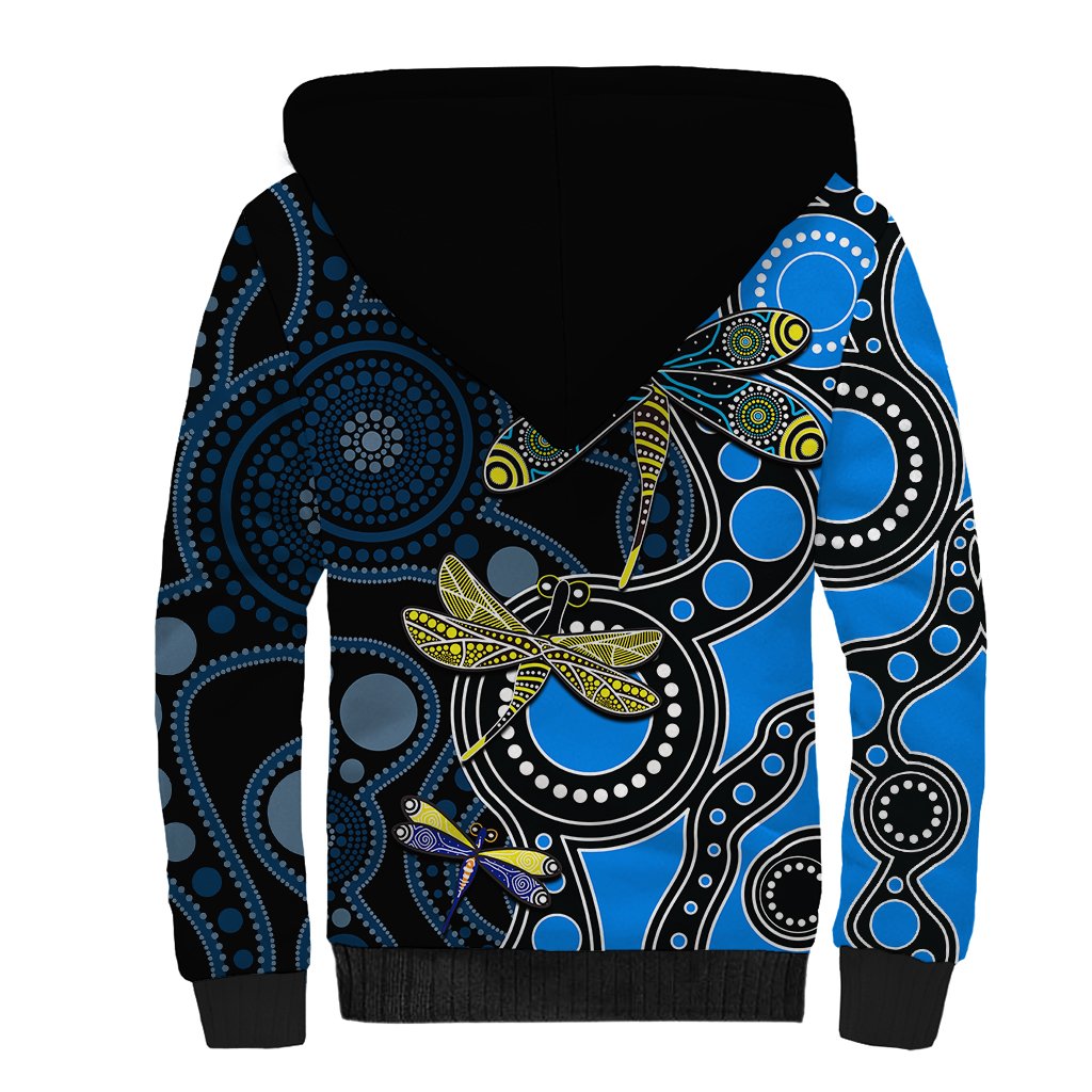 aboriginal-dragonfly-sherpa-hoodie-blue-style