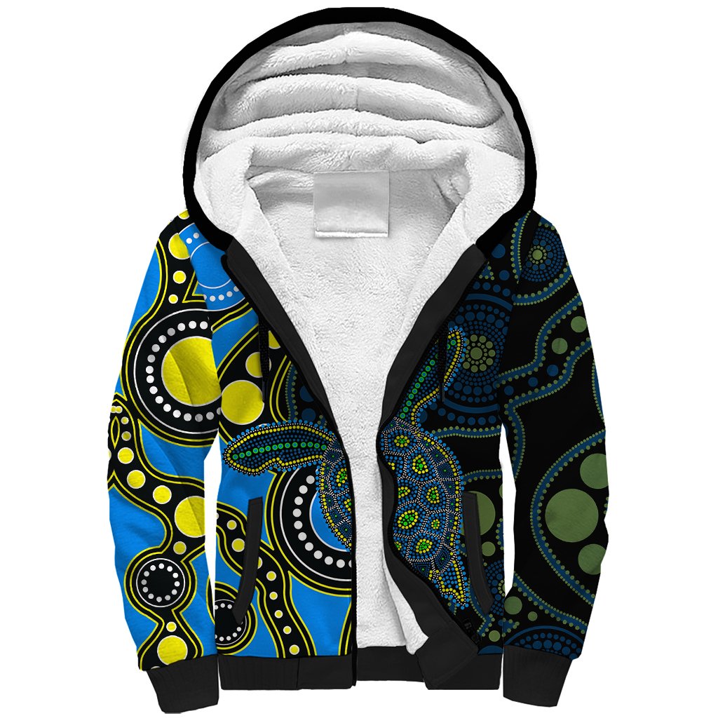 aboriginal-turtle-sherpa-hoodie-blue-style
