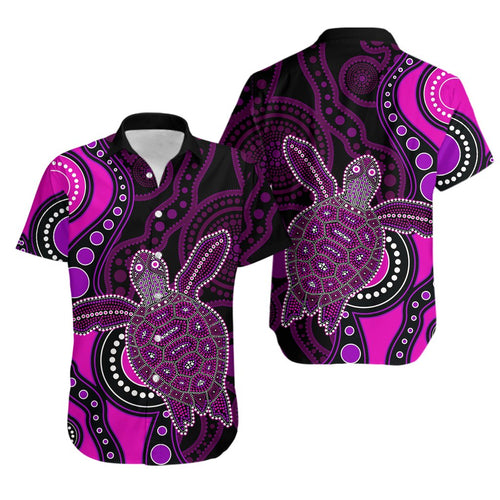 aboriginal-turtle-hawaiian-shirt-pink-style