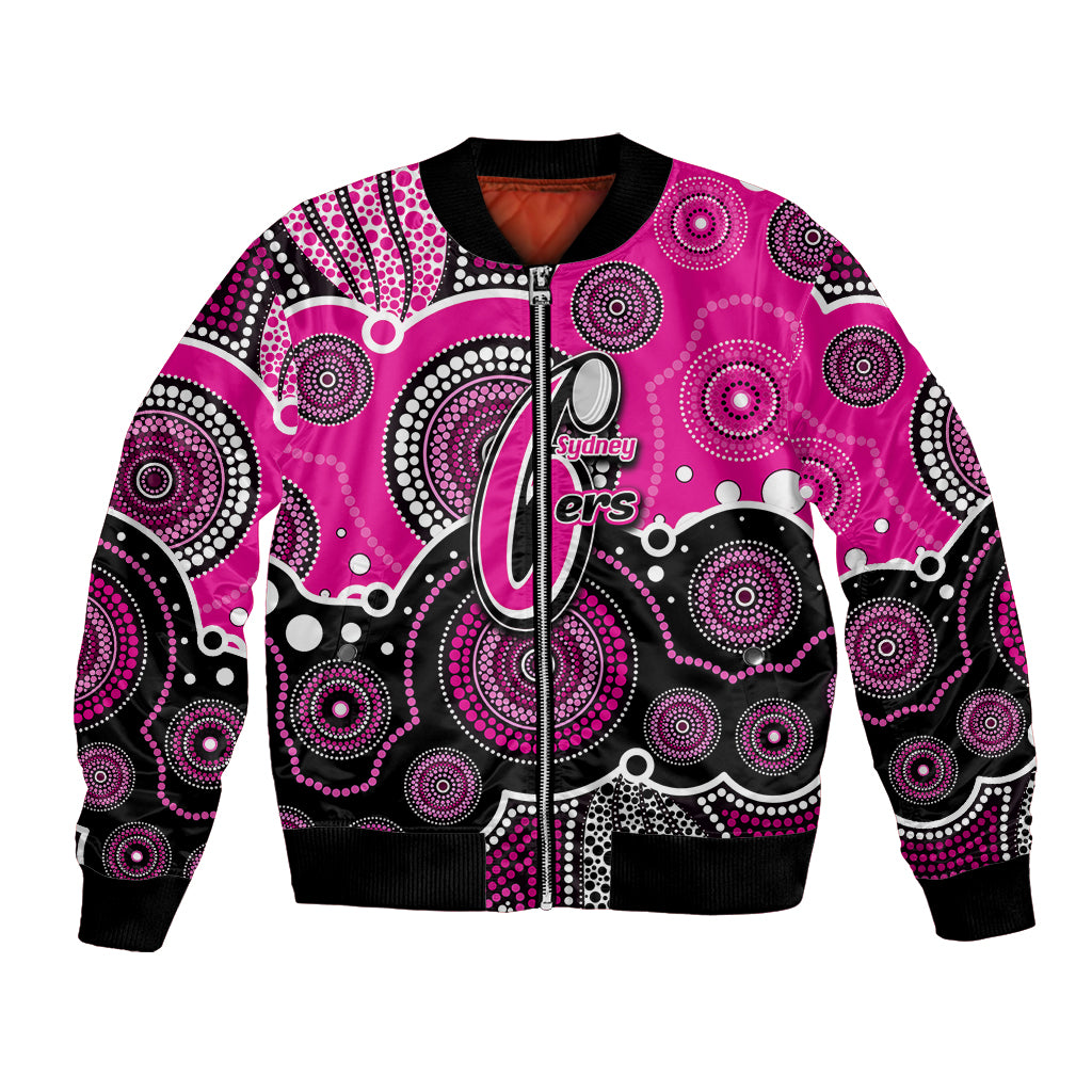 custom-text-and-number-sixers-bbl-bomber-jacket-aboriginal-patterns-pink-version