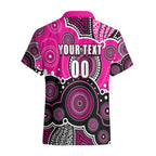 custom-text-and-number-sixers-bbl-hawaiian-shirt-aboriginal-patterns-pink-version