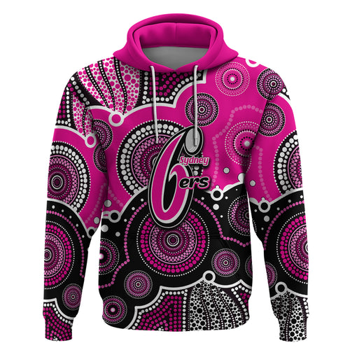 custom-text-and-number-sixers-bbl-hoodie-aboriginal-patterns-pink-version