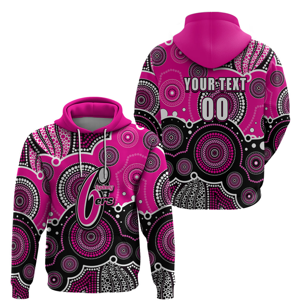 custom-text-and-number-sixers-bbl-hoodie-aboriginal-patterns-pink-version
