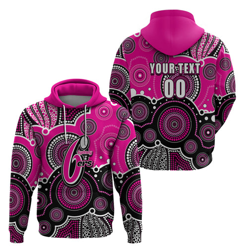 custom-text-and-number-sixers-bbl-hoodie-aboriginal-patterns-pink-version