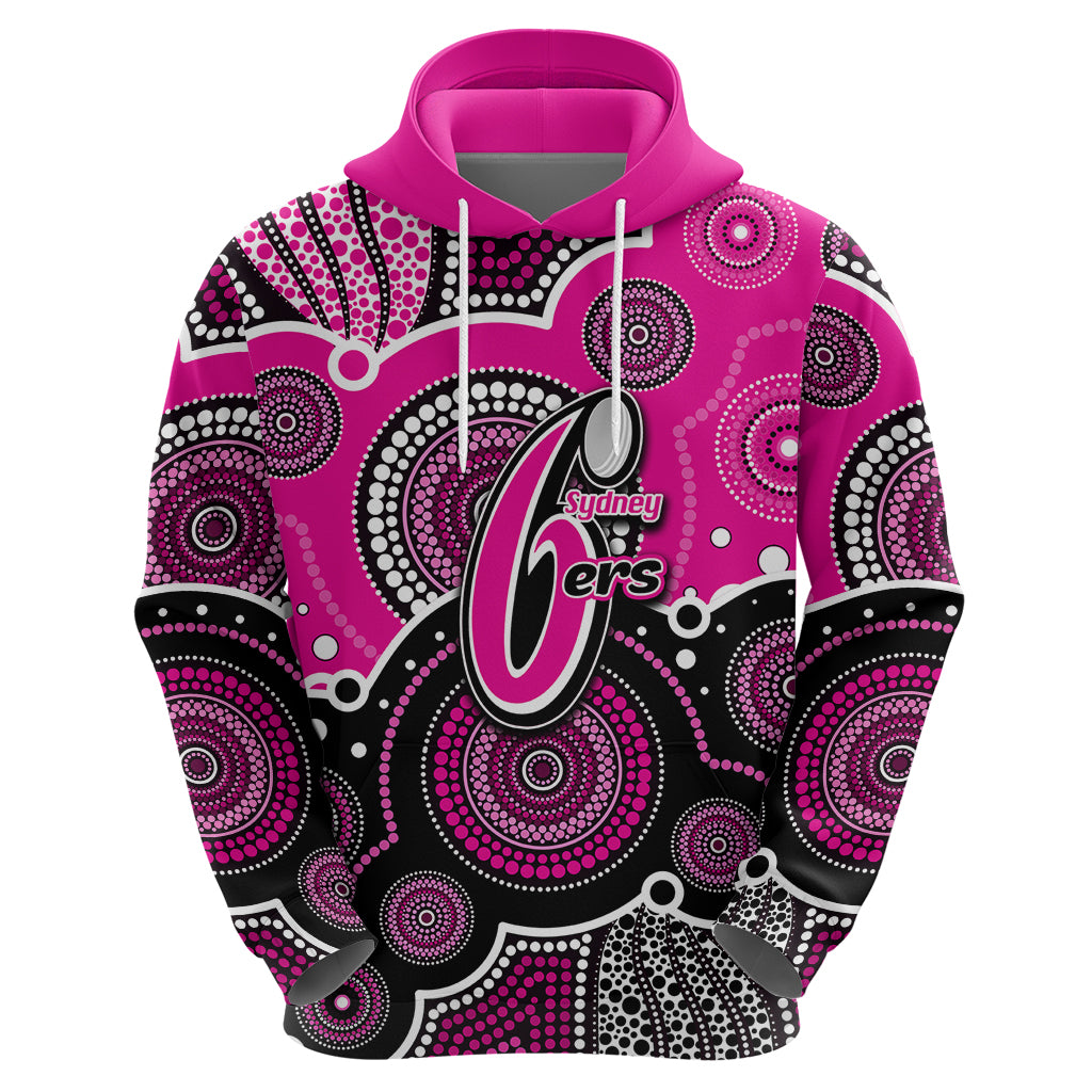 custom-text-and-number-sixers-bbl-hoodie-aboriginal-patterns-pink-version