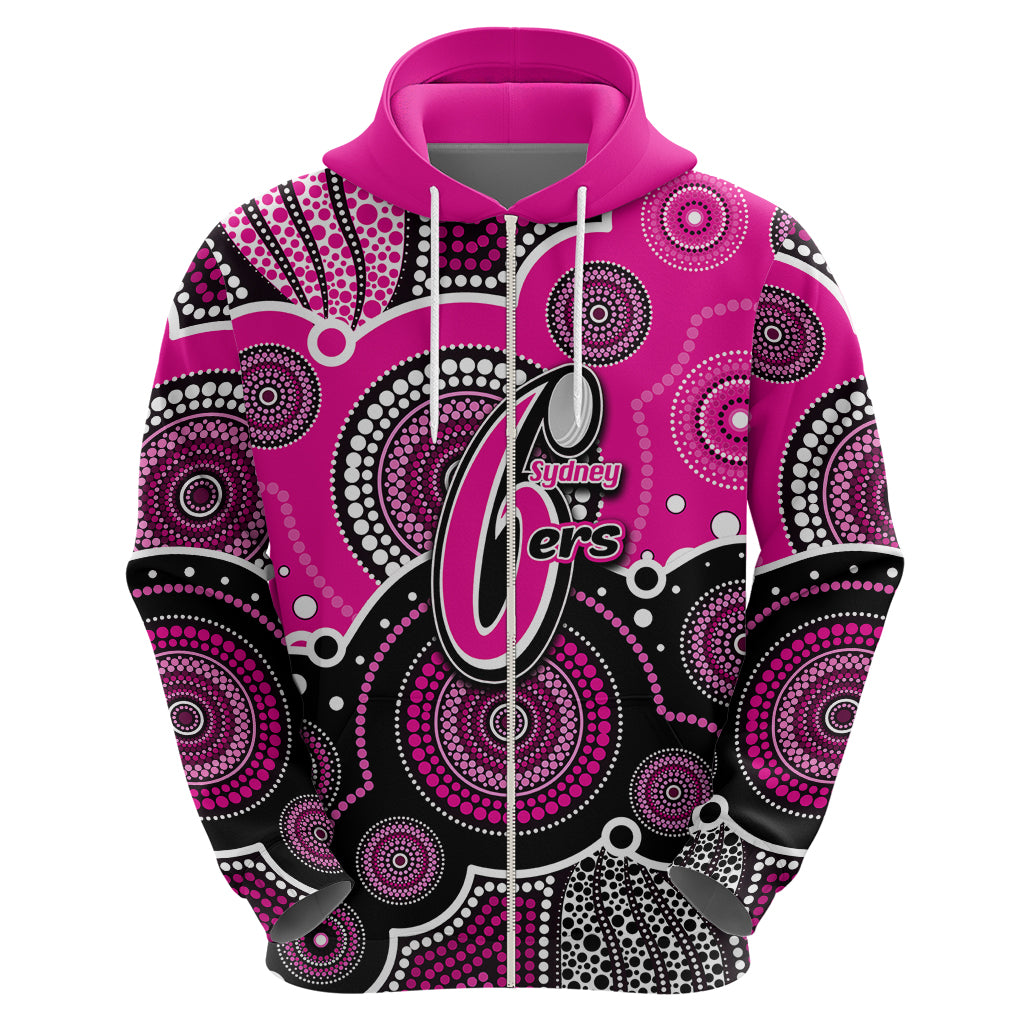 custom-text-and-number-sixers-bbl-hoodie-aboriginal-patterns-pink-version