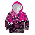 custom-text-and-number-sixers-bbl-kid-hoodie-aboriginal-patterns-pink-version