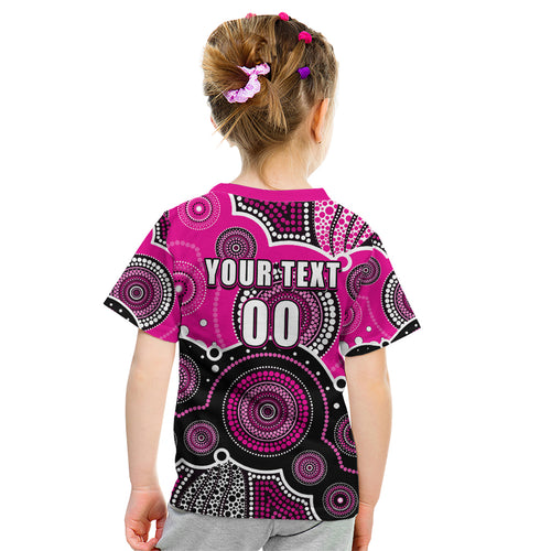 custom-text-and-number-sixers-bbl-kid-t-shirt-aboriginal-patterns-pink-version
