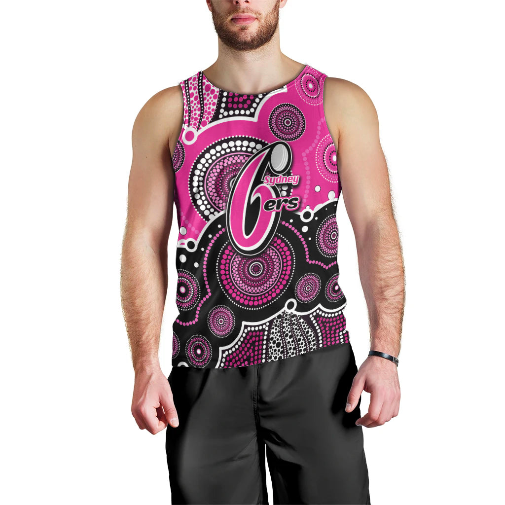custom-text-and-number-sixers-bbl-men-tank-top-aboriginal-patterns-pink-version