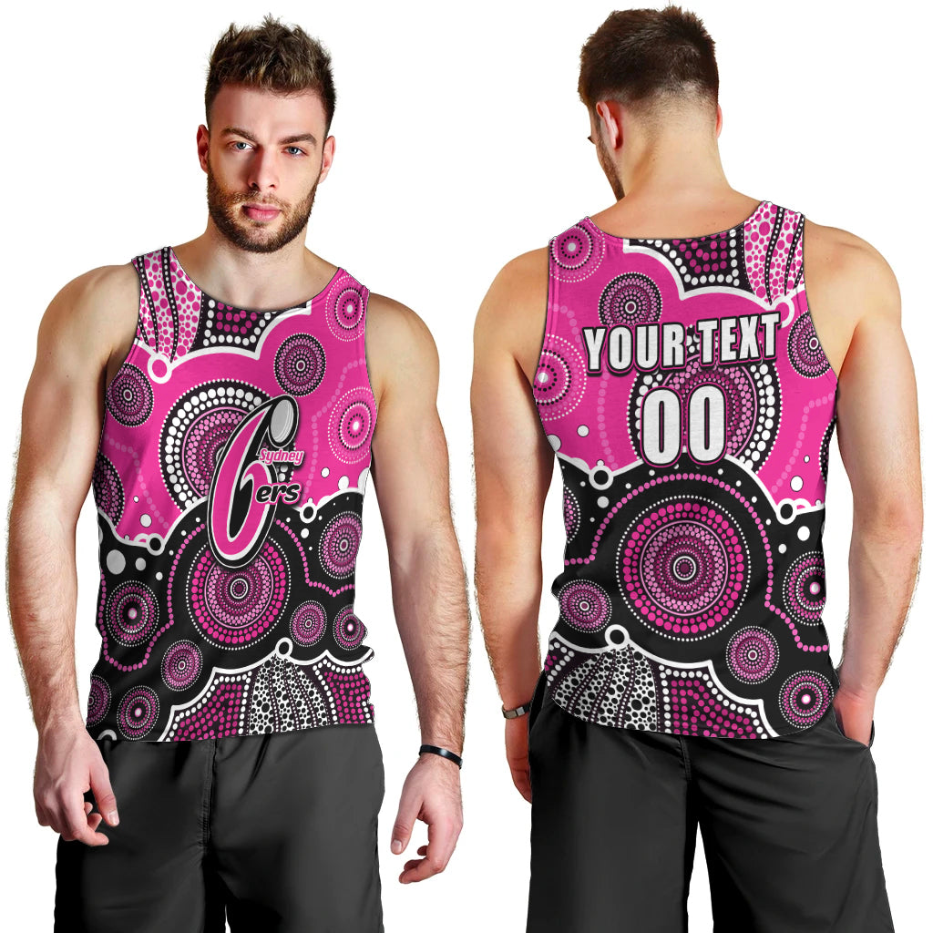 custom-text-and-number-sixers-bbl-men-tank-top-aboriginal-patterns-pink-version