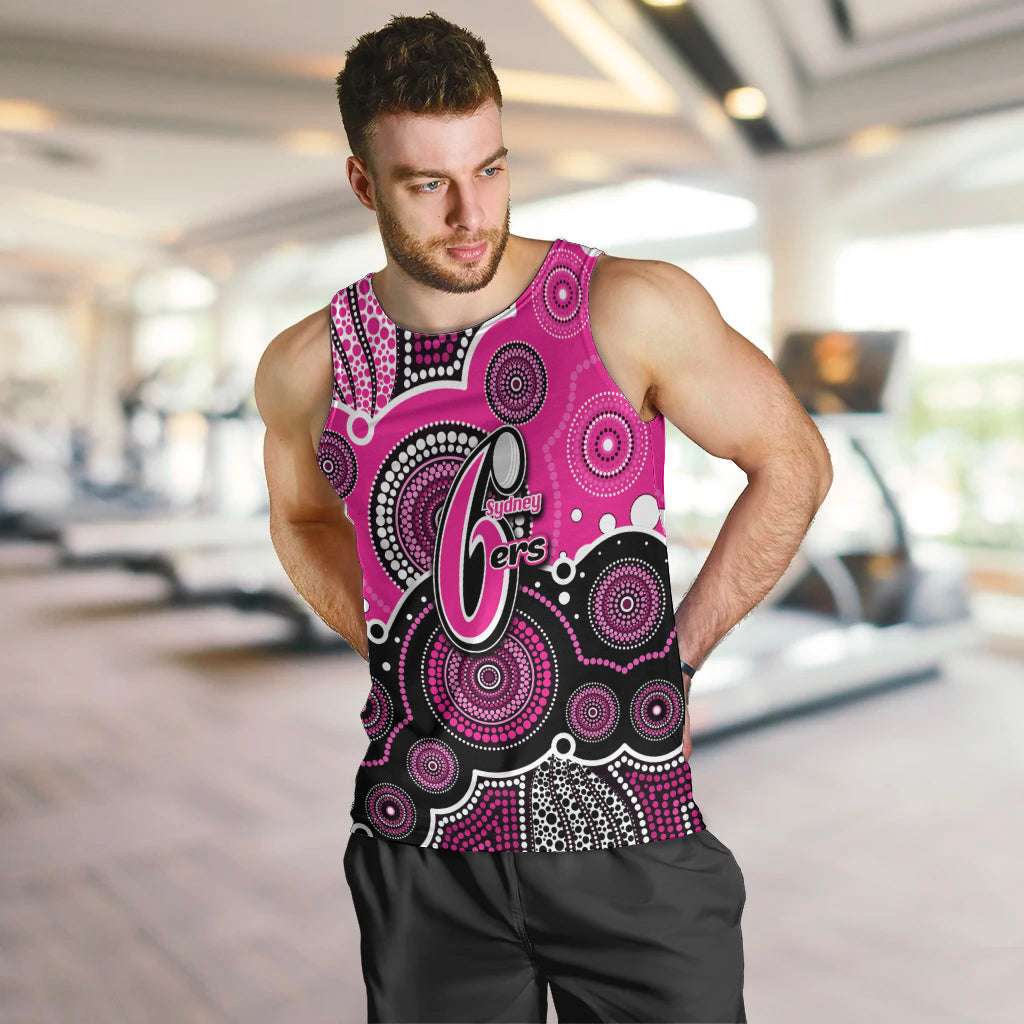 custom-text-and-number-sixers-bbl-men-tank-top-aboriginal-patterns-pink-version