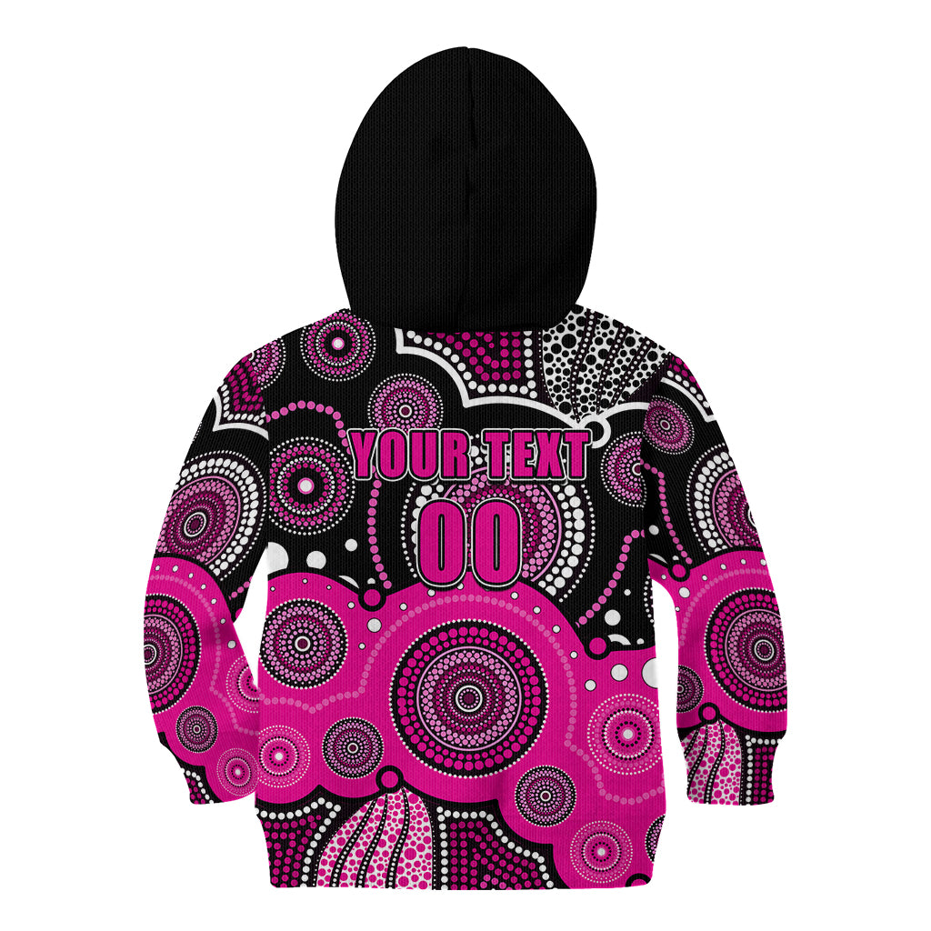 custom-text-and-number-sixers-bbl-kid-hoodie-aboriginal-patterns-black-version