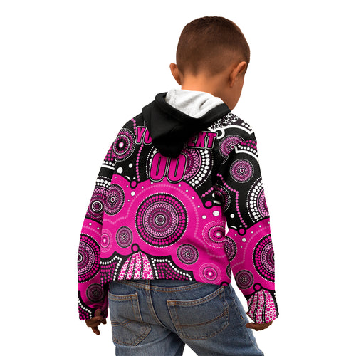 custom-text-and-number-sixers-bbl-kid-hoodie-aboriginal-patterns-black-version