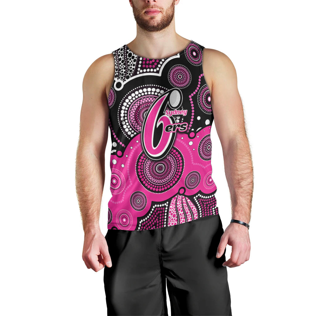 custom-text-and-number-sixers-bbl-men-tank-top-aboriginal-patterns-black-version