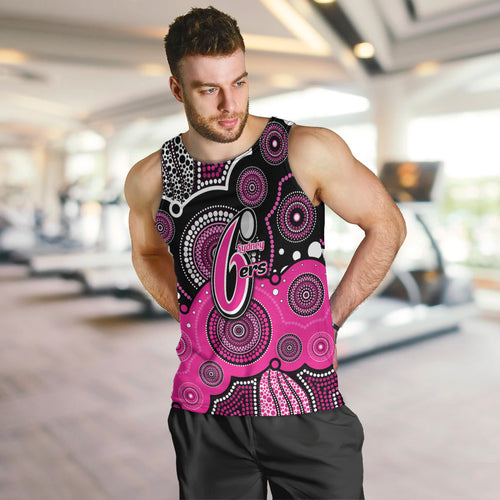 custom-text-and-number-sixers-bbl-men-tank-top-aboriginal-patterns-black-version