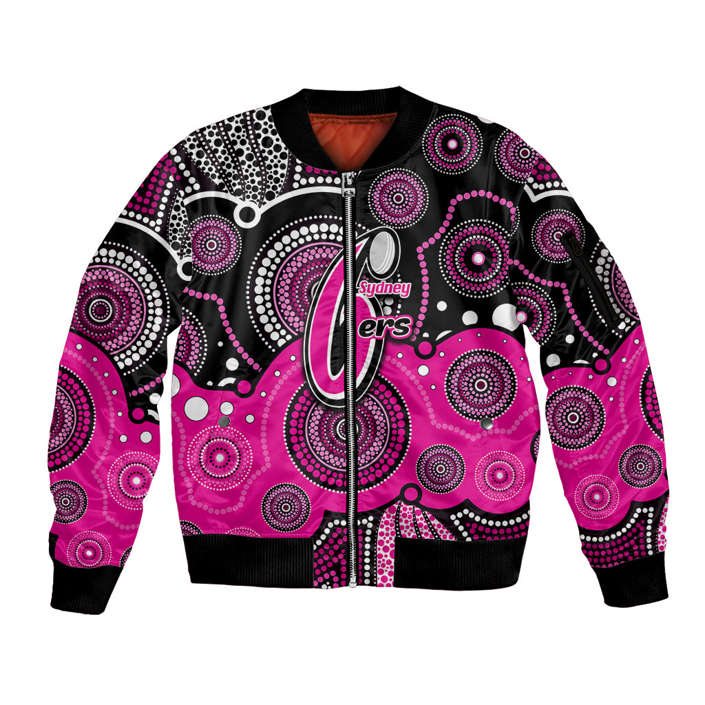 custom-text-and-number-sixers-bbl-sleeve-zip-bomber-jacket-aboriginal-patterns-black-version