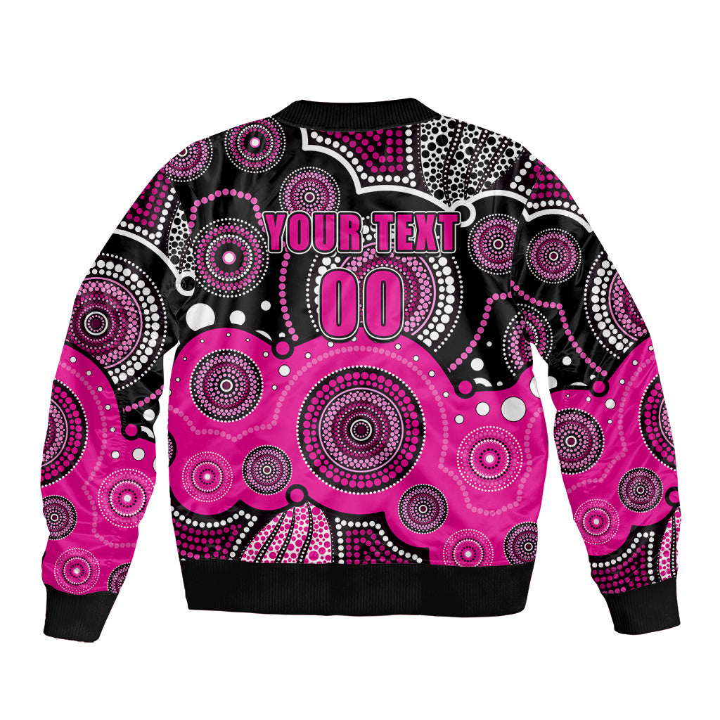custom-text-and-number-sixers-bbl-sleeve-zip-bomber-jacket-aboriginal-patterns-black-version