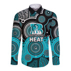 custom-text-and-number-brisbane-heat-bbl-long-sleeve-button-shirt-aboriginal-patterns